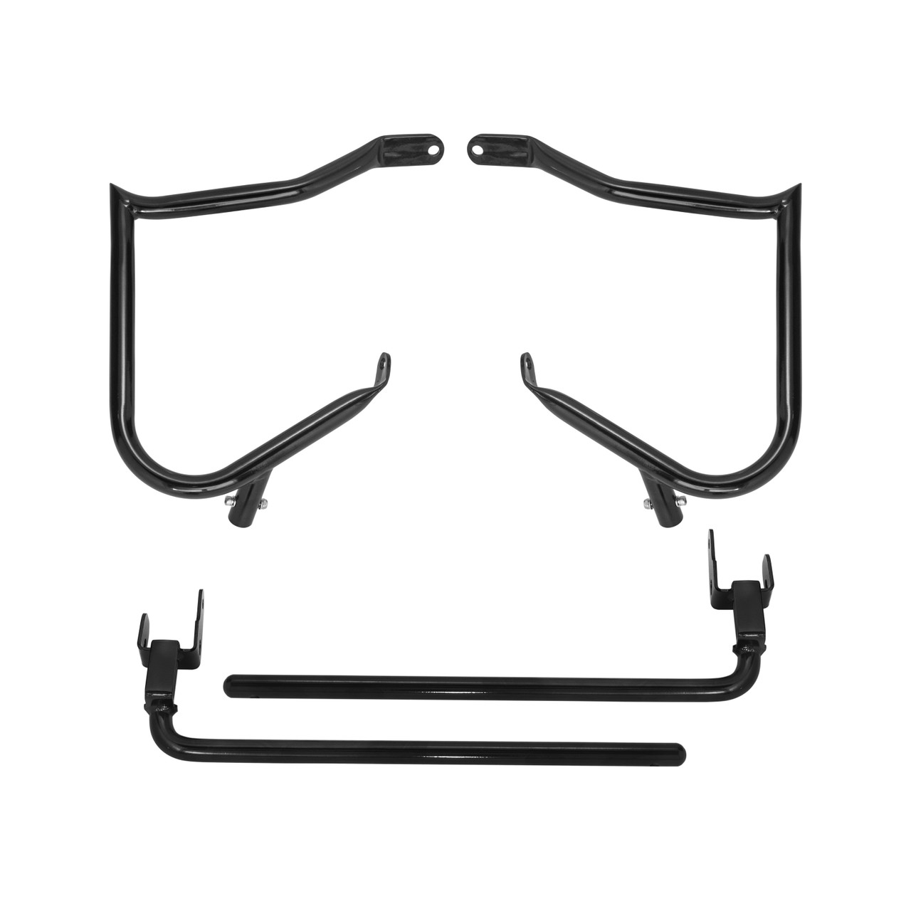 An application scenario or product detail of street glide crash bar saddle bag - Image 20