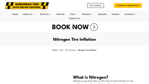 Suburban Tire - Nitrogen Tire Inflation Service