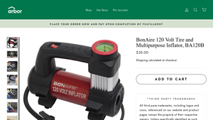 BonAire - 120 Volt Tire and Multipurpose Inflator