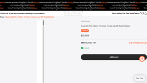 SuperHandy - Automatic Tire Inflator