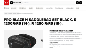 SW-MOTECH - PRO BLAZE Saddlebag Set