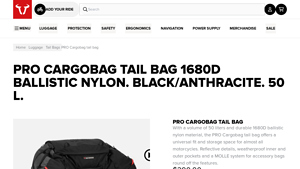 SW-MOTECH - PRO Cargobag Tail Bag