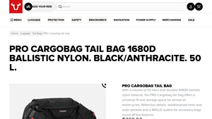 SW-MOTECH - PRO Cargobag Tail Bag