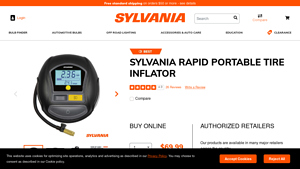 SYLVANIA - RAPID Portable Tire Inflator