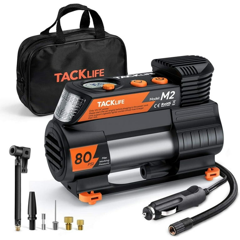 An application scenario or product detail of tacklife tire inflator - Image 1