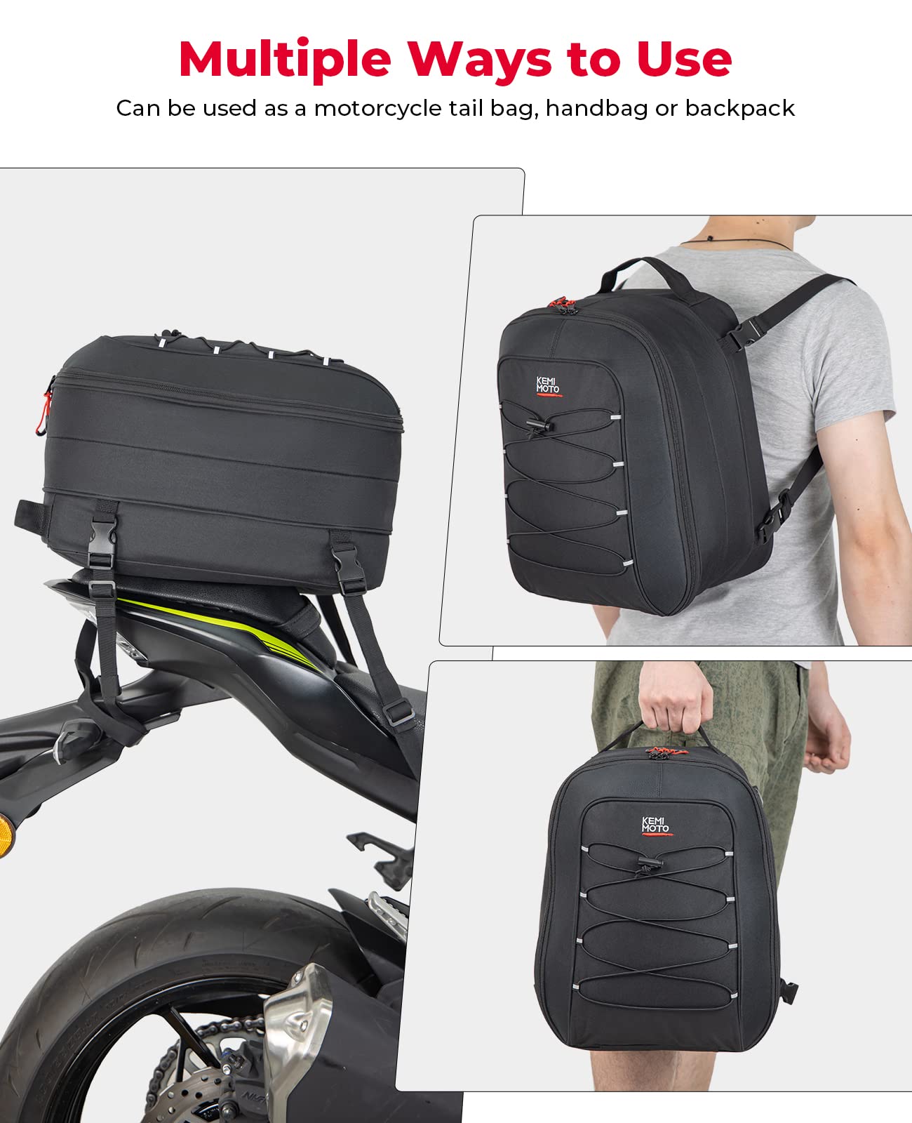 An application scenario or product detail of tail bag moto - Image 4