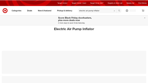 Target - Electric Air Pump Inflators