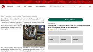 Slime - 12V Tire Inflator with Dial