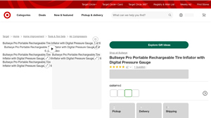 Bullseye Pro - Portable Tire Inflator