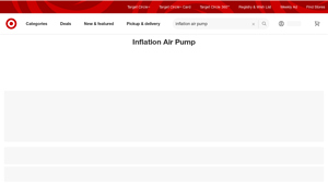 Target - Electric Inflation Air Pumps