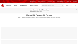 Target - Manual Air Pumps
