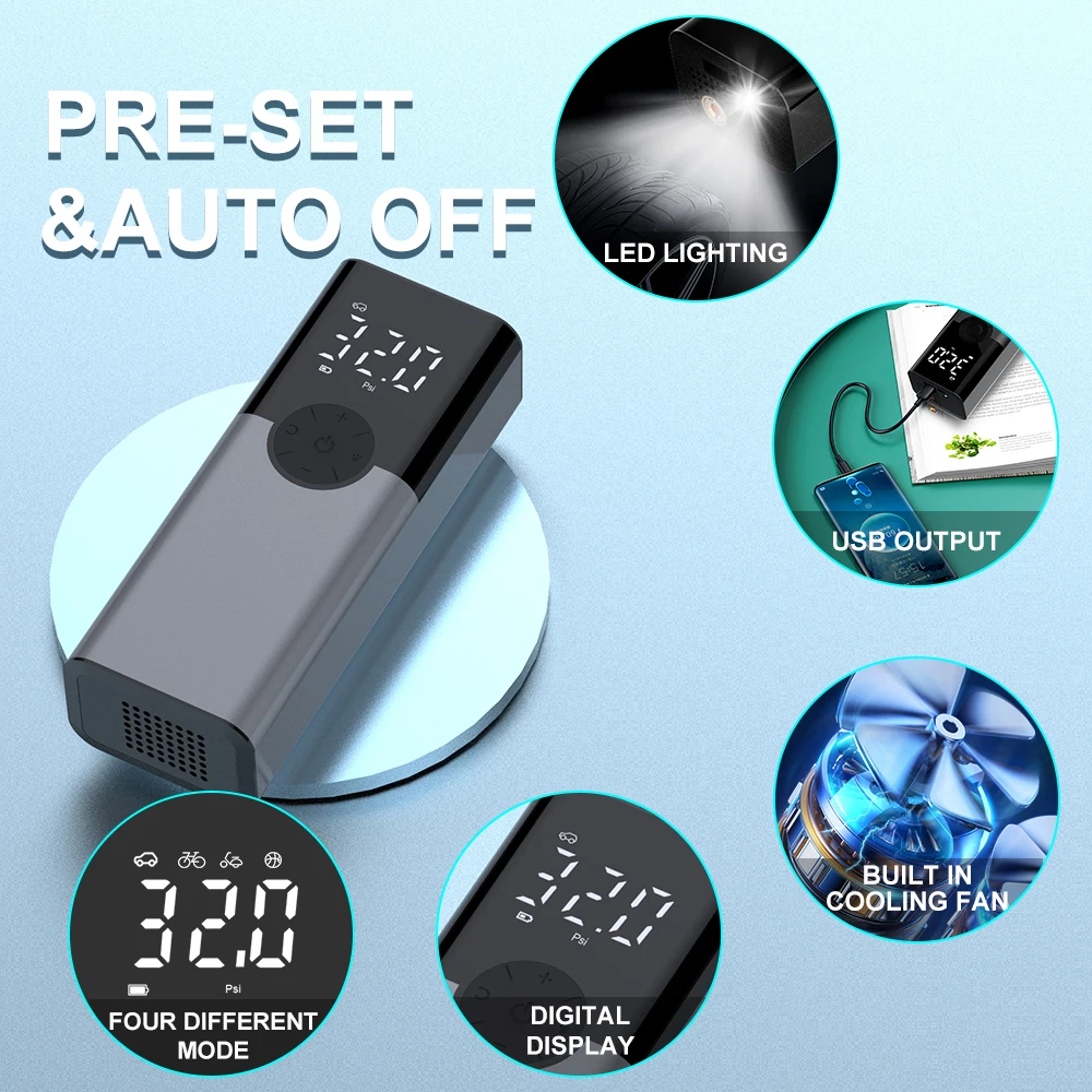 An application scenario or product detail of teffim tire inflator czk-3686 troubleshooting - Image 16