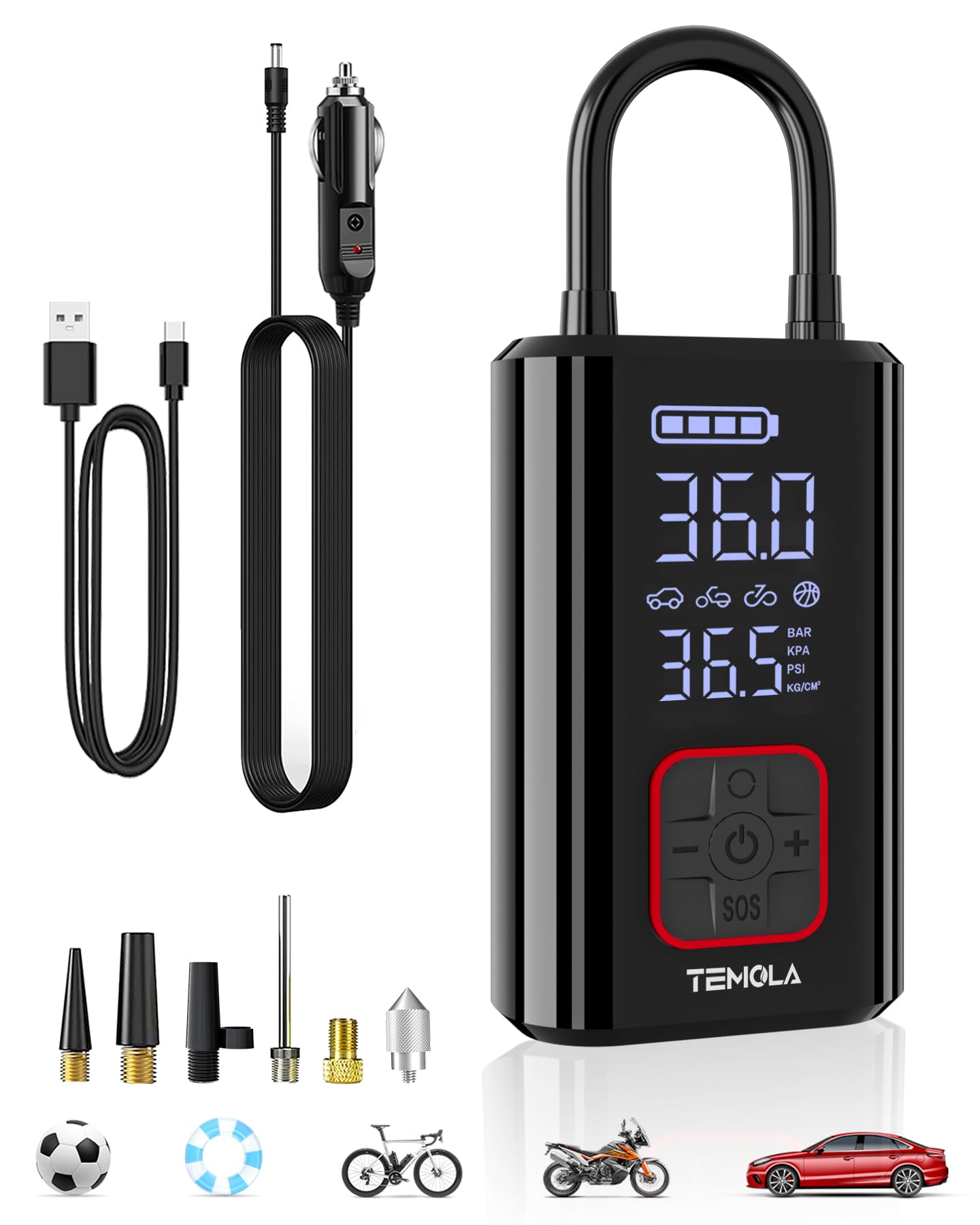 An application scenario or product detail of temola tire inflator - Image 4