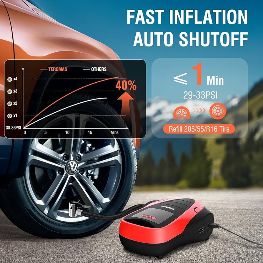 An application scenario or product detail of teromas tire inflator - Image 5