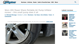 Worx - 20V Power Share Portable Air Pump Inflator