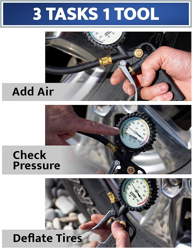 An application scenario or product detail of tire air filler with gauge - Image 19