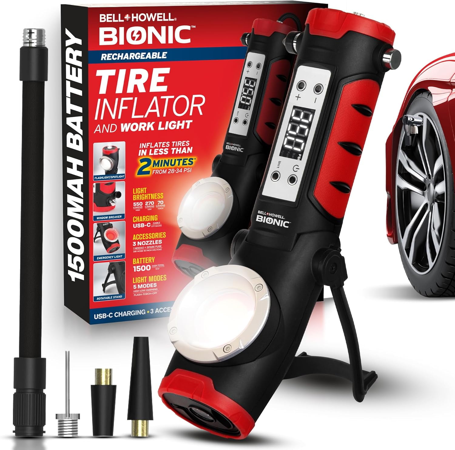 An application scenario or product detail of tire air pumps for cars - Image 19