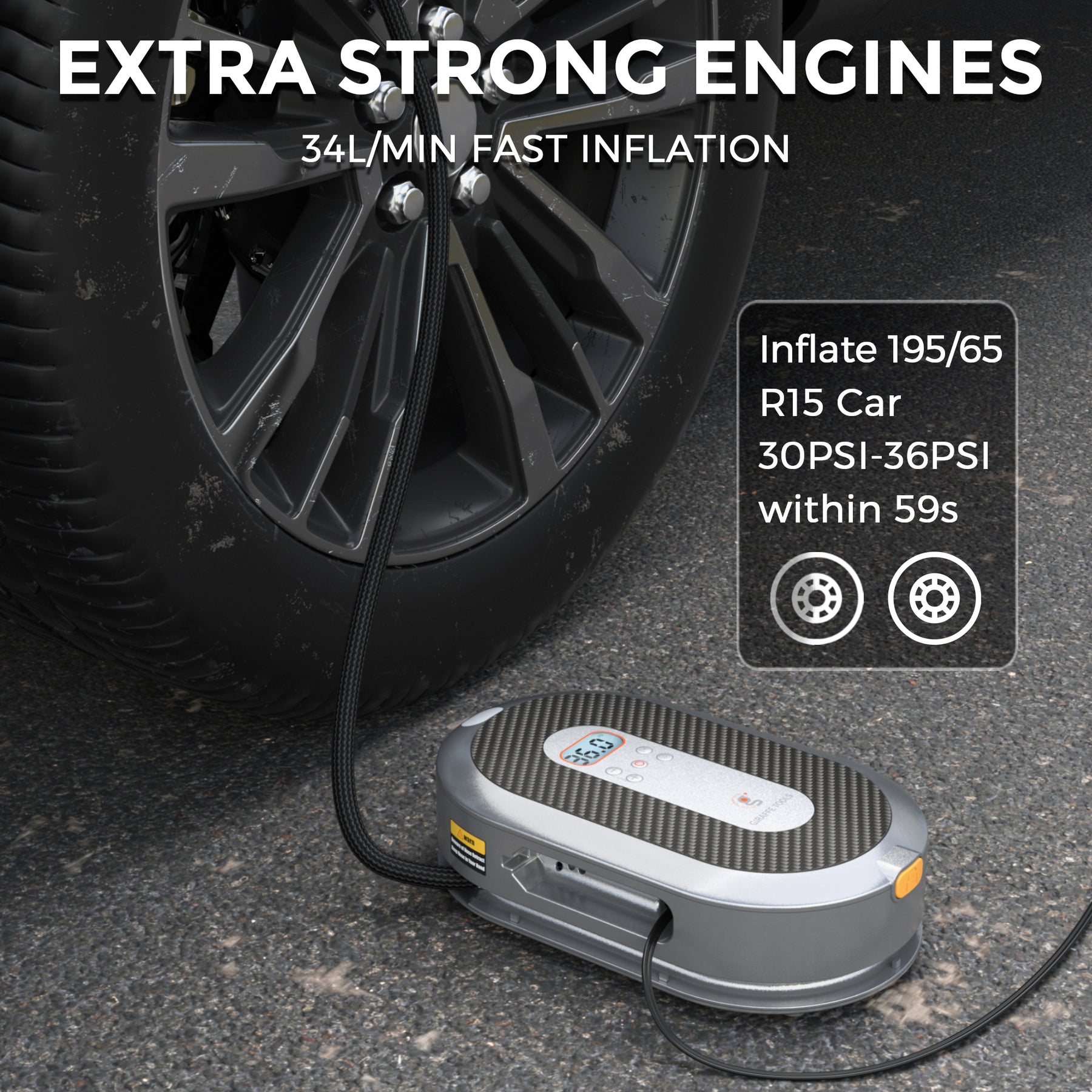 An application scenario or product detail of tire compressor for car - Image 24