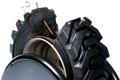 An application scenario or product detail of tire filler - Image 1