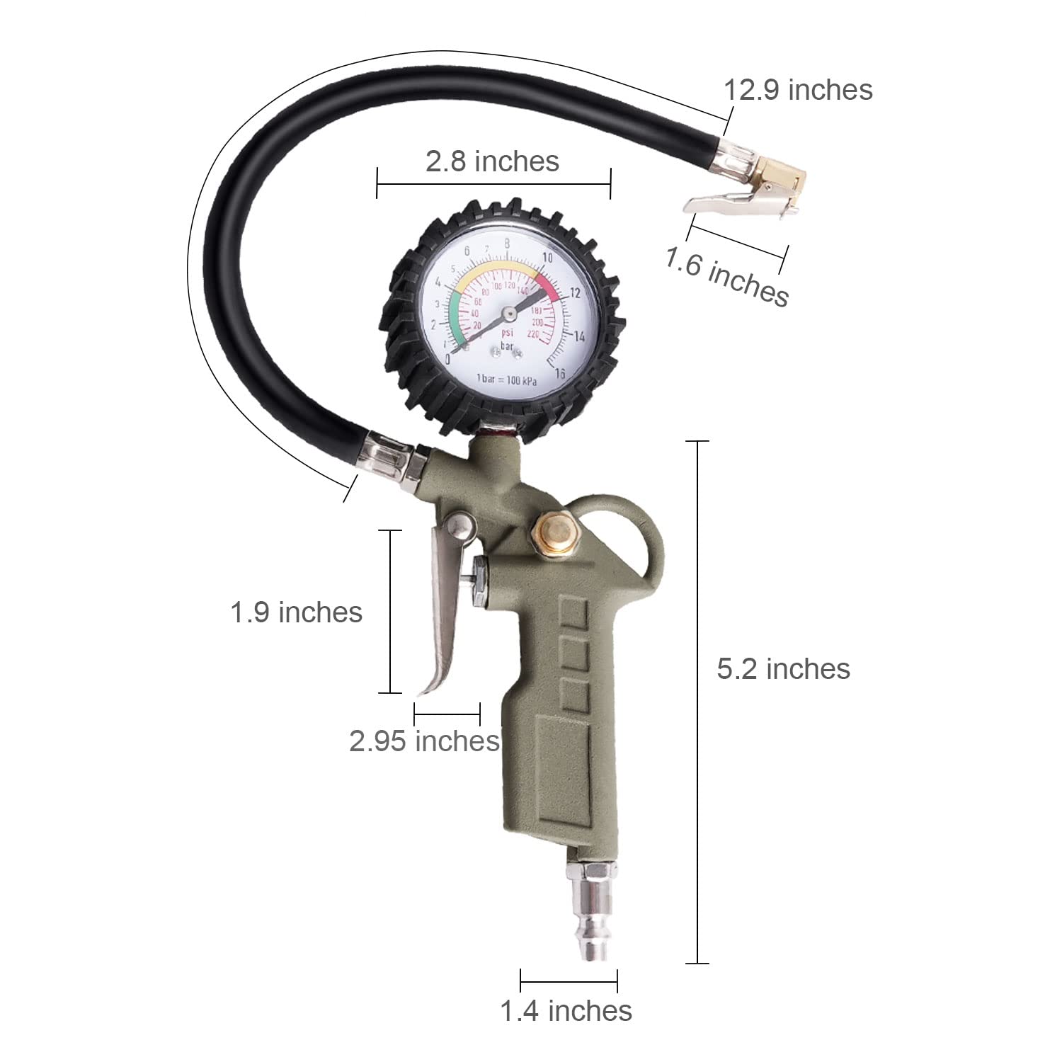 An application scenario or product detail of tire filler with gauge - Image 16