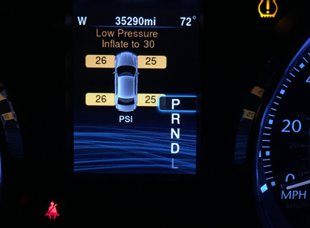 An application scenario or product detail of tire inflation warning light - Image 3