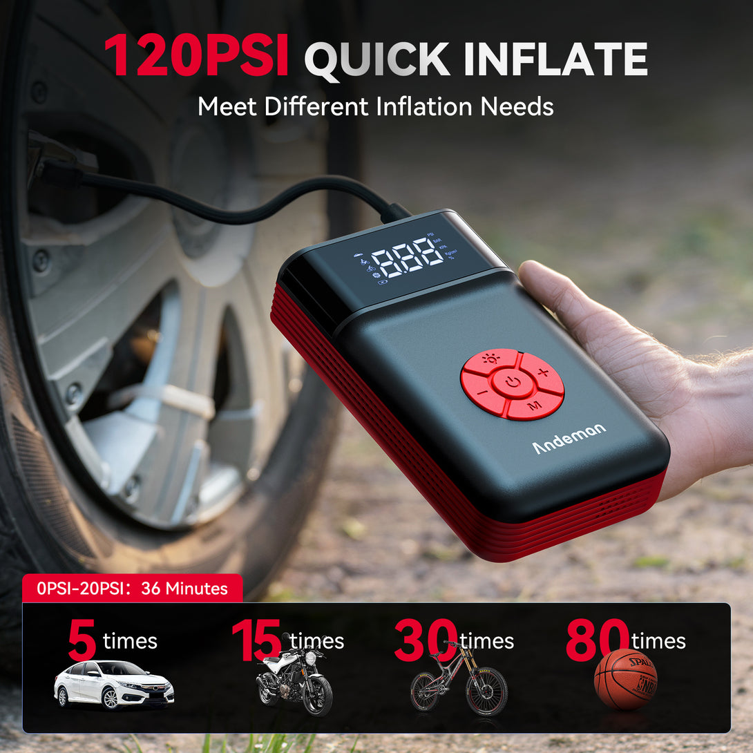 An application scenario or product detail of tire inflator battery jumper - Image 13