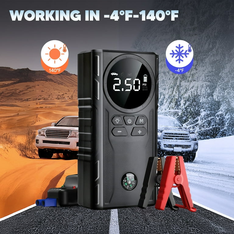 An application scenario or product detail of tire inflator battery jumper - Image 15