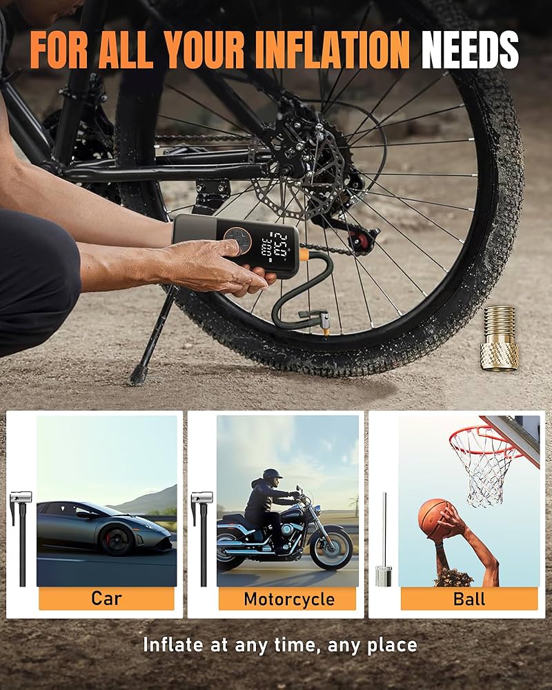 An application scenario or product detail of tire inflator bike - Image 17