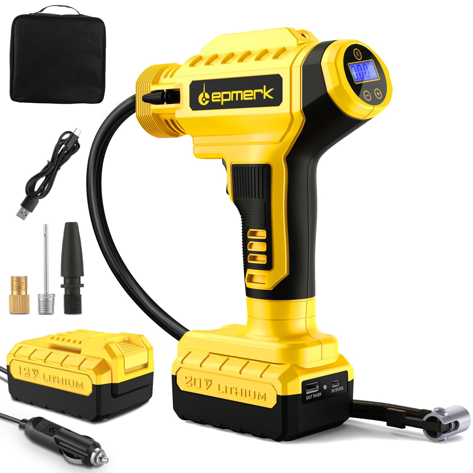 An application scenario or product detail of tire inflator cordless - Image 7