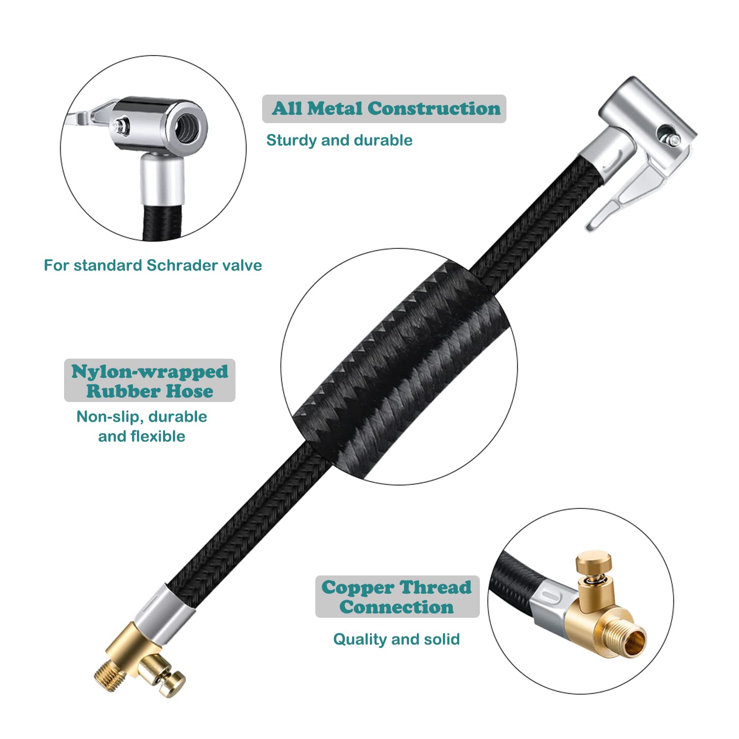 An application scenario or product detail of tire inflator hose adapter - Image 15