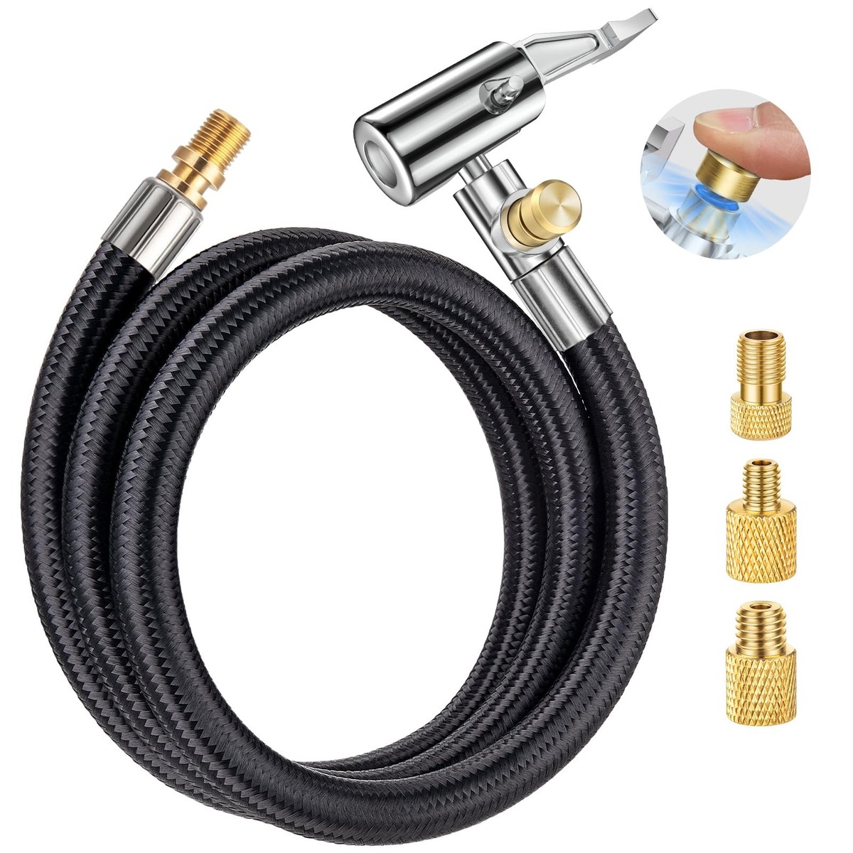 An application scenario or product detail of tire inflator hose adapter - Image 16