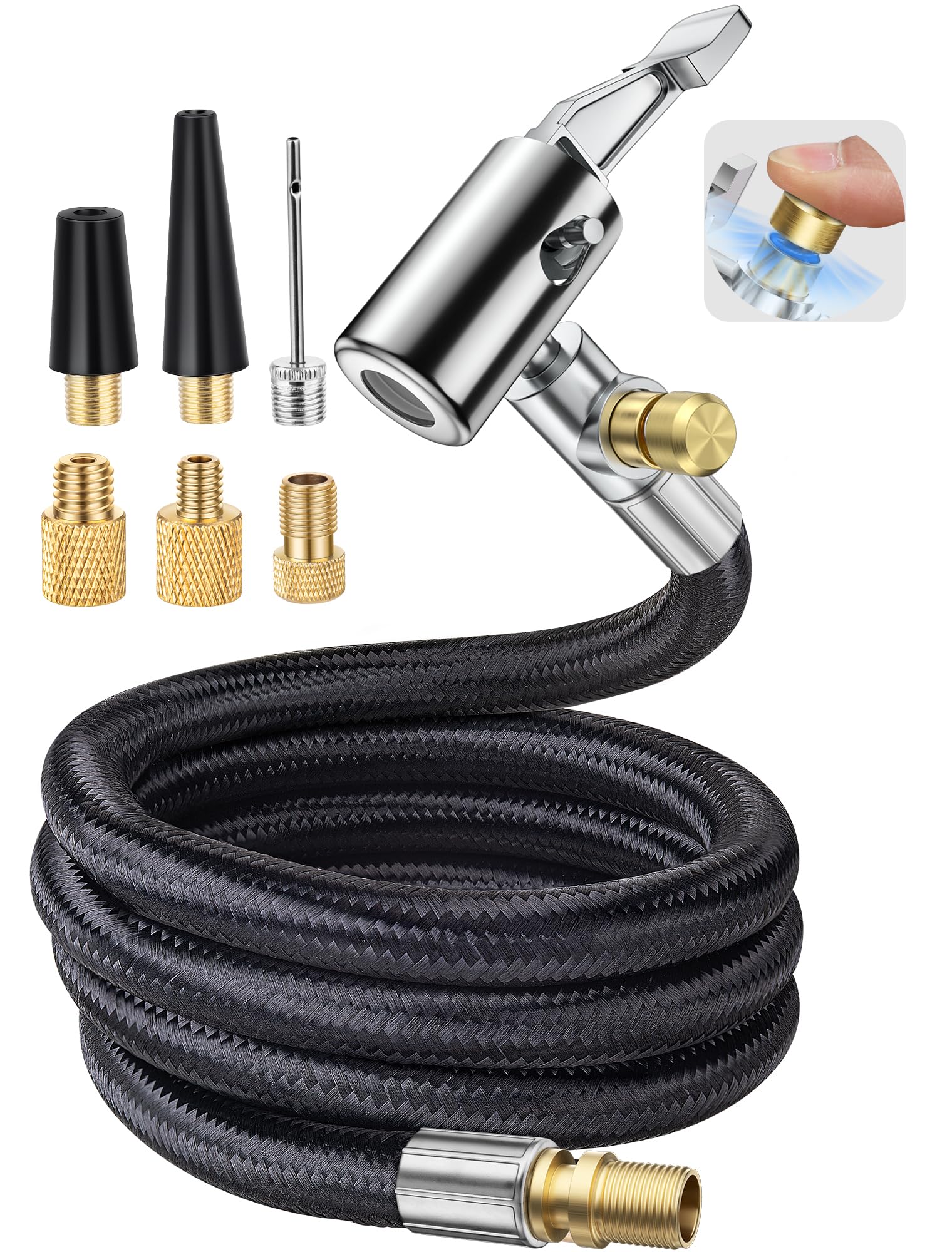 An application scenario or product detail of tire inflator hose replacement - Image 1