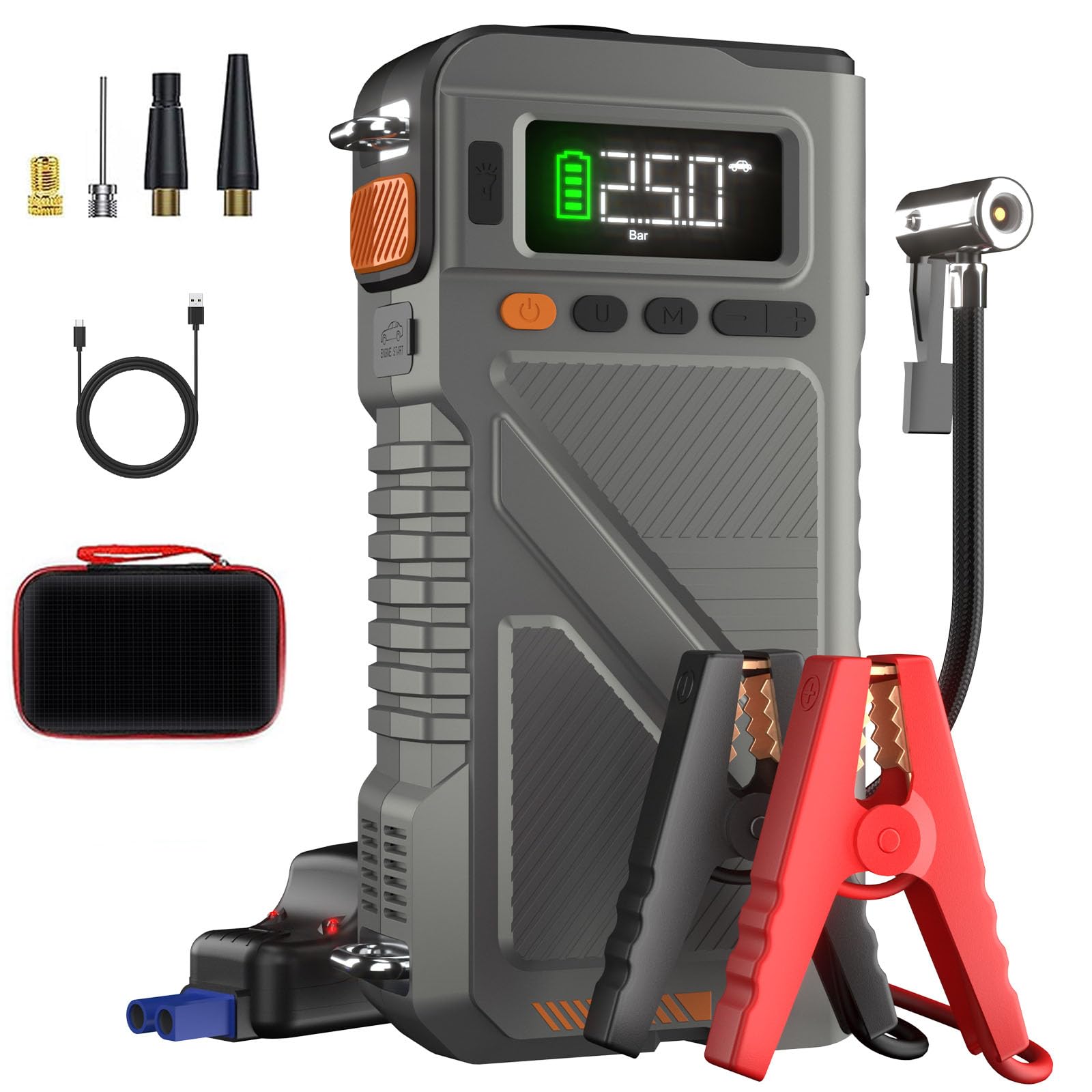 An application scenario or product detail of tire inflator jump starter - Image 10