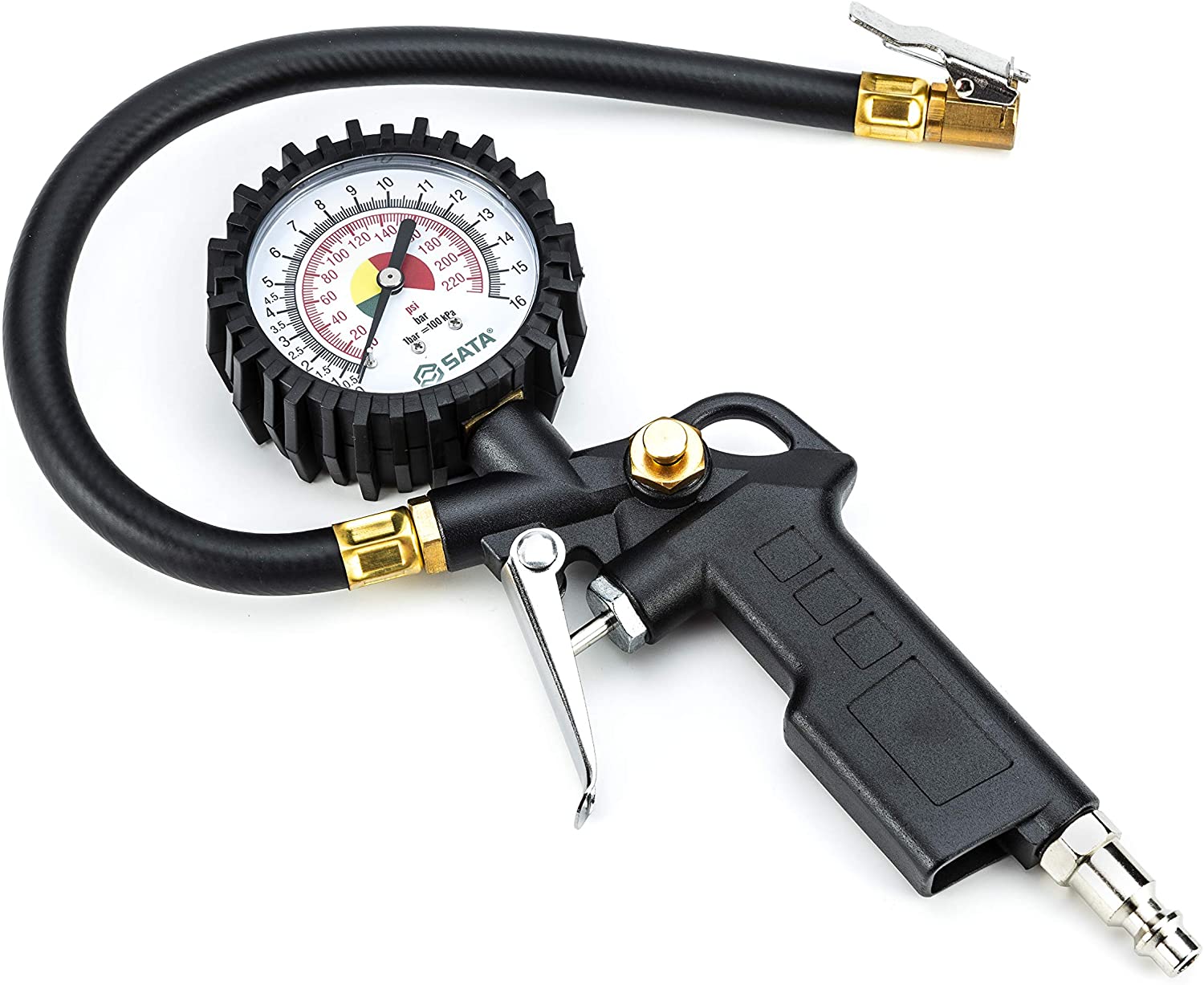 An application scenario or product detail of tire inflator with pressure gauge - Image 7