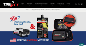 TireJECT - Inflator Kit with Automotive Instant Tire Repair