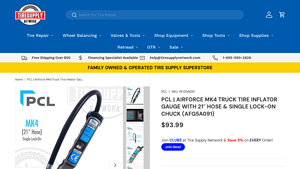 PCL - Airforce MK4 Truck Tire Inflator Gauge