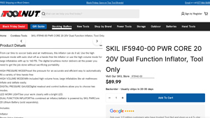 SKIL - IF5940-00 PWR CORE 20 Dual Function Inflator