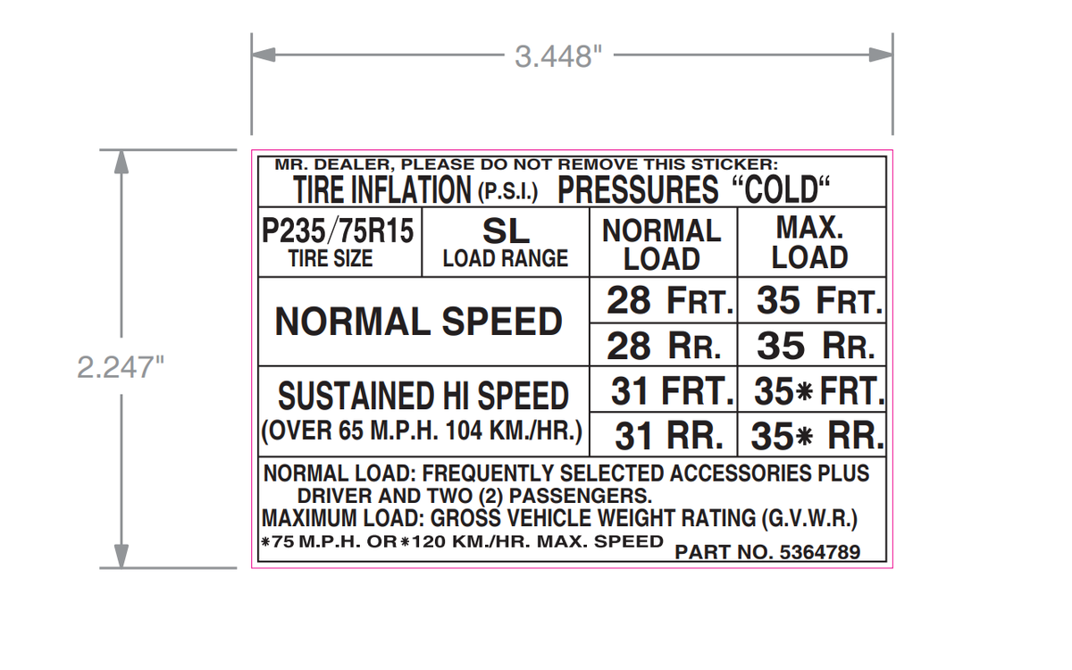 An application scenario or product detail of toyo tire inflation chart - Image 18