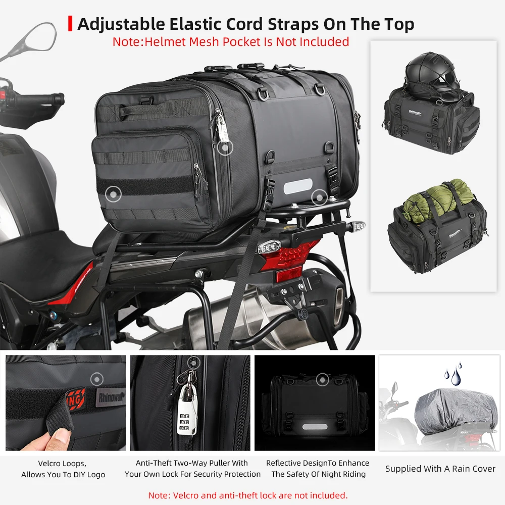 An application scenario or product detail of travel bag for motorcycle - Image 19