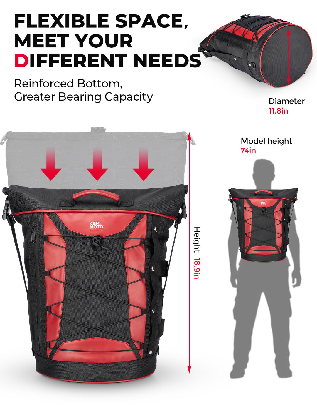 An application scenario or product detail of travel bags moto - Image 13