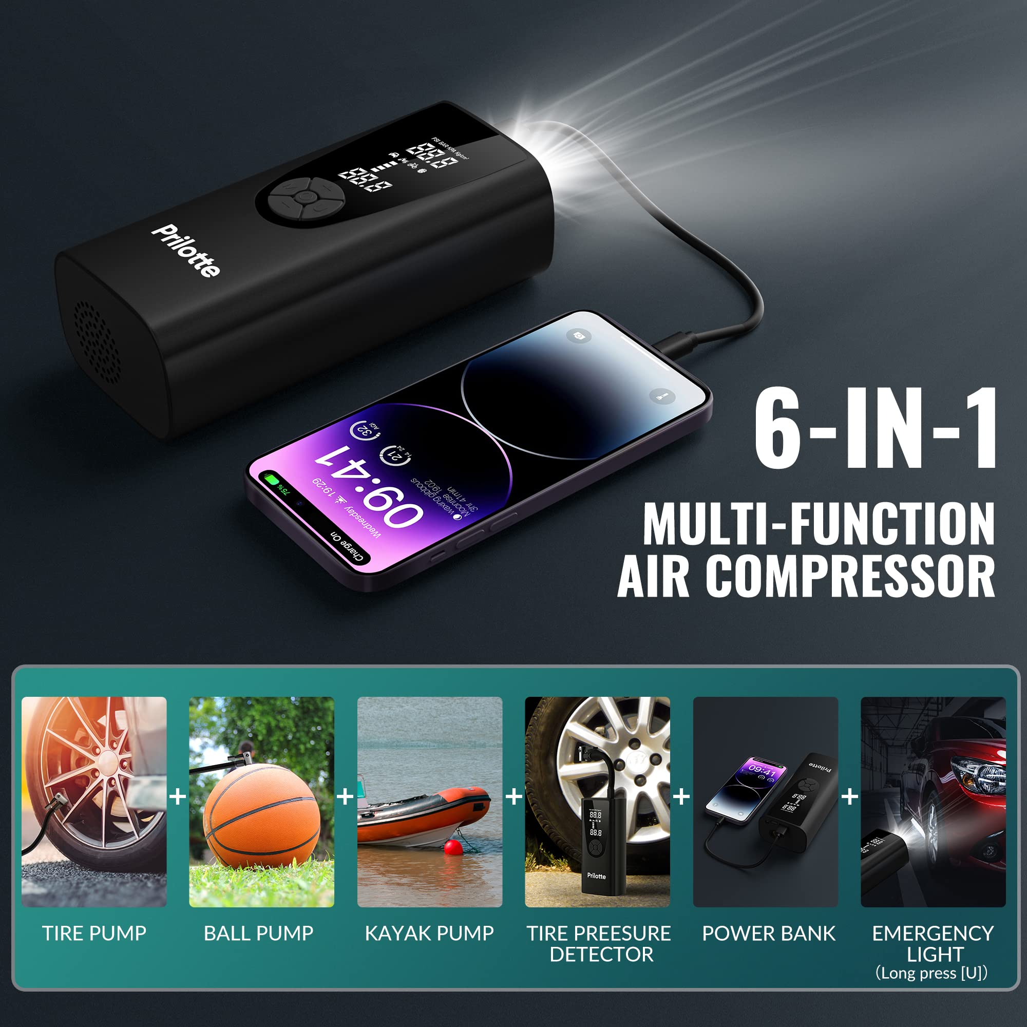 An application scenario or product detail of tyre inflator portable - Image 3