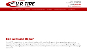 U.P. Tire - Tire Sales & Repair Services