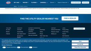 Utility Trailer - Tire Inflation Systems