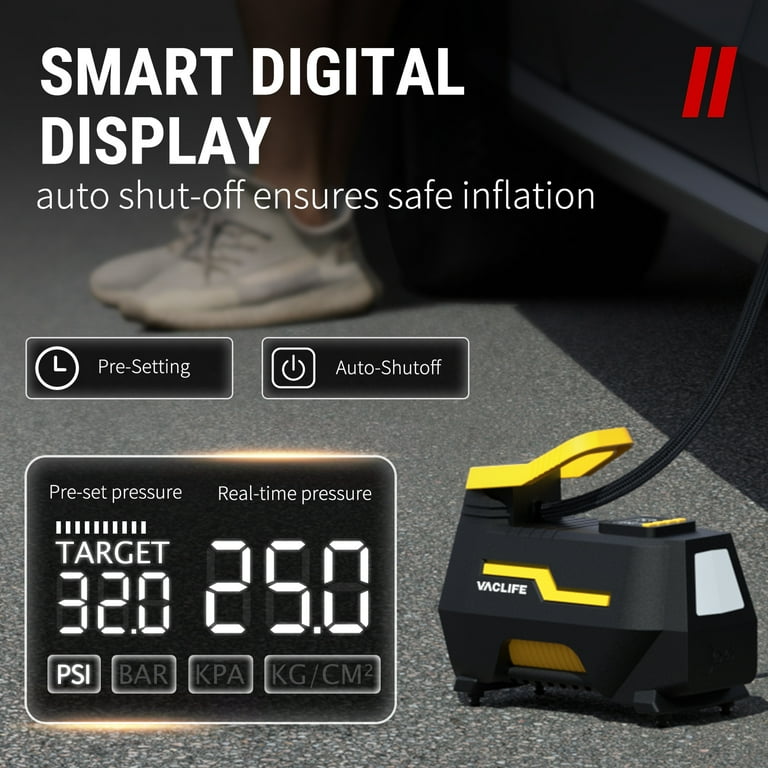 An application scenario or product detail of vaclife tire inflator for car tires - Image 15