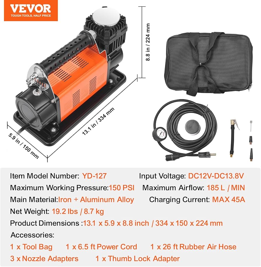 An application scenario or product detail of vevor tire inflator - Image 8
