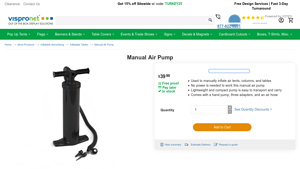 Vispronet - Manual Air Pump