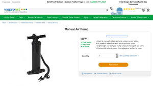 Vispronet - Manual Air Pump