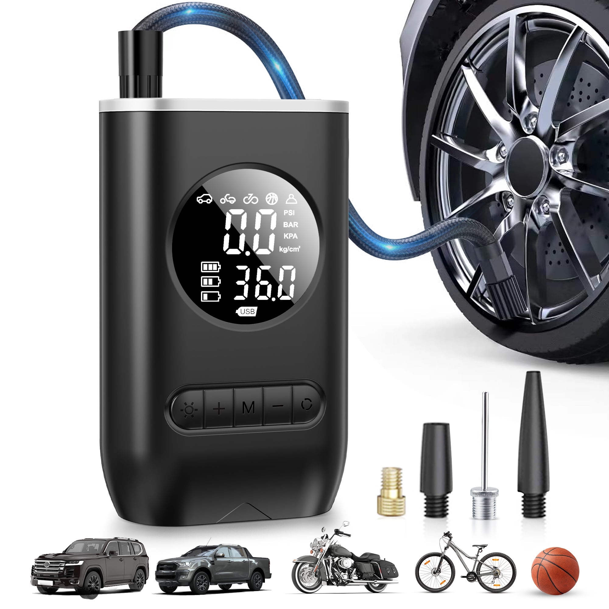 An application scenario or product detail of walmart air pump for tires - Image 18