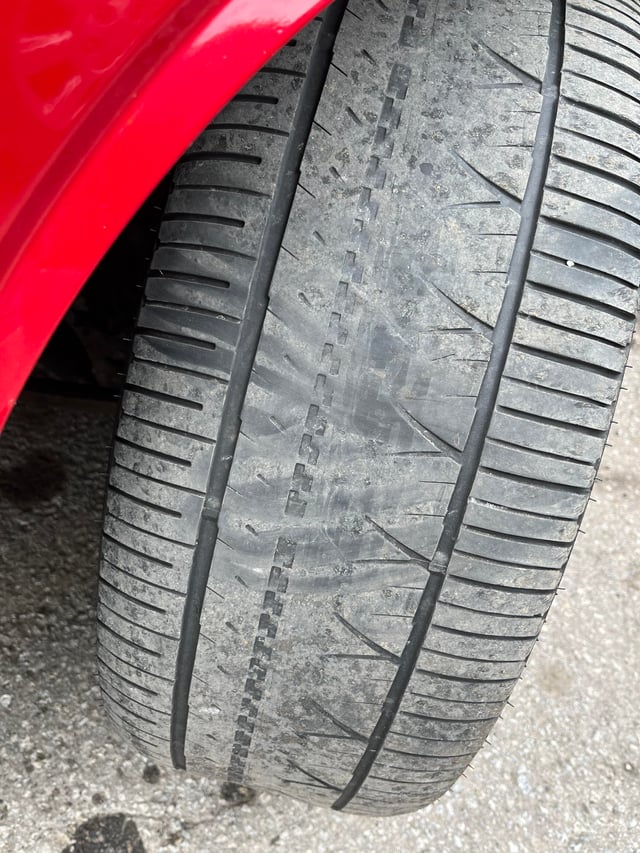 An application scenario or product detail of what happens if you over inflate a tire - Image 6