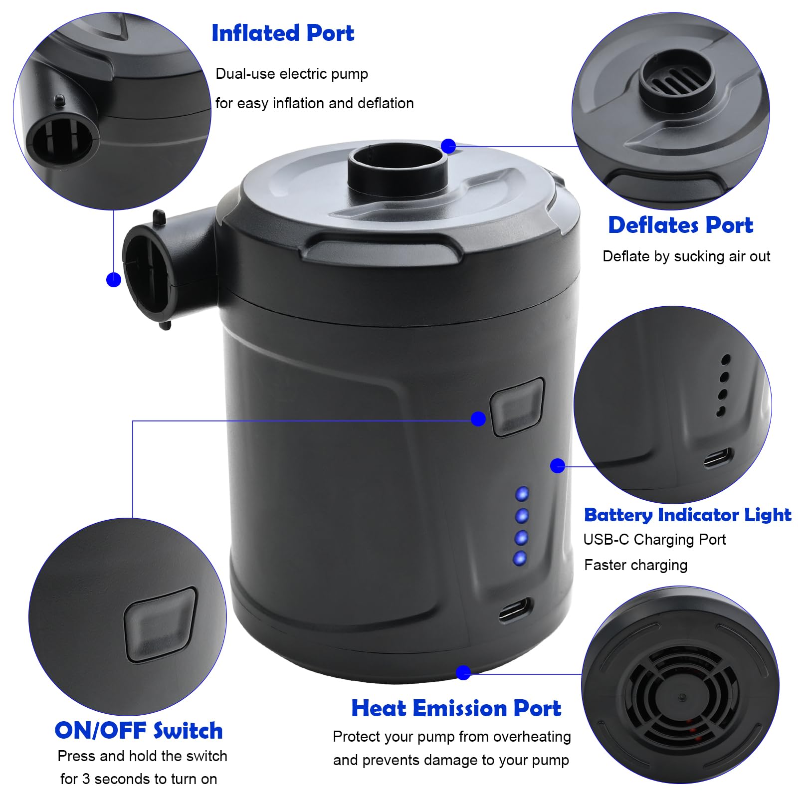 An application scenario or product detail of wireless inflatable pump - Image 6